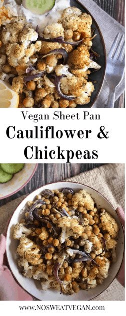This Cauliflower & Chickpea Bake (pin)