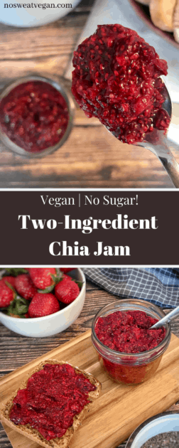 Mixed berry chia jam pin.