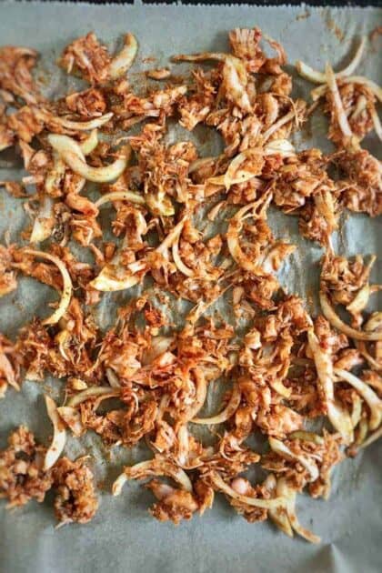 vegan BBQ jackfruit sandwich