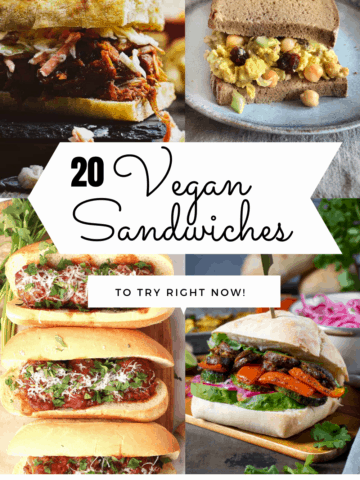 Vegan sandwiches pin.