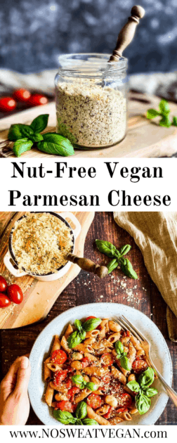 Nut-Free Vegan Parmesan Cheese (with Hemp Hearts and Nutritional Yeast)