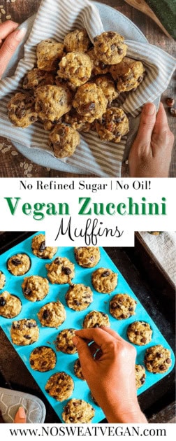 vegan zucchini muffins