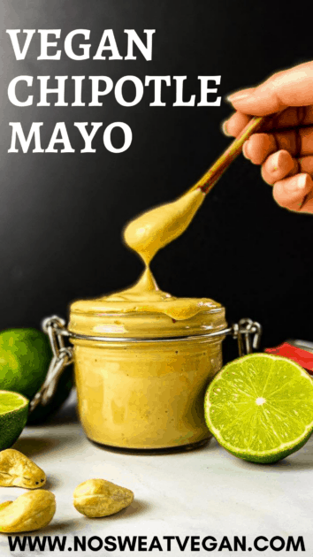 Vegan chipotle mayo pin.