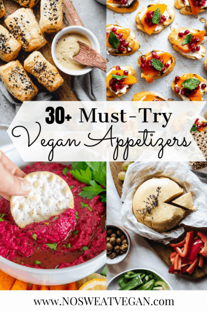 Vegan appetizers.