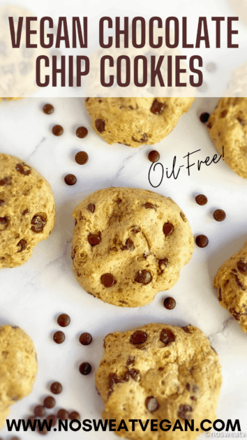 Vegan Chocolate Chip Cookies Pin.
