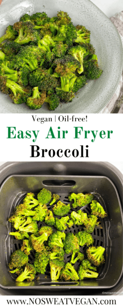 Air fryer broccoli pin.