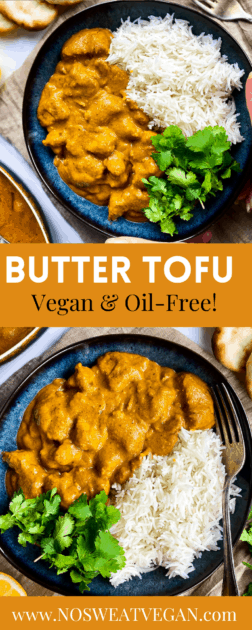 Vegan Butter Chicken pin