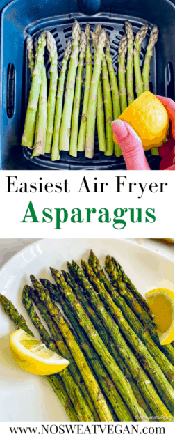 Air Fryer Asparagus pin.