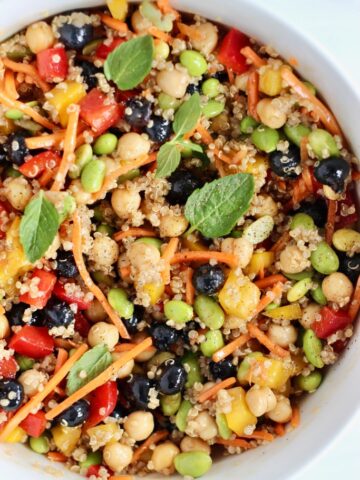 Chickpea Edamame Salad.