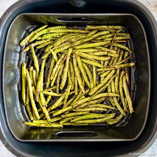 Air fried green beans.