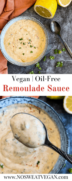 Vegan remoulade sauce pin..