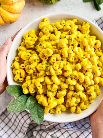 Best vegan pumpkin mac and cheese.