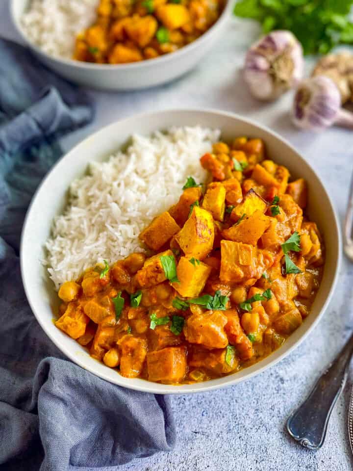 Butternut squash curry.