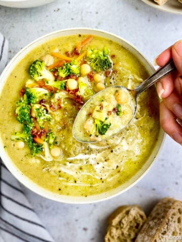 Best vegan broccoli soup.