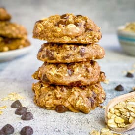Best vegan oatmeal chocolate chip cookies.