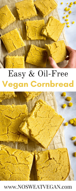 Vegan cornbread pin.