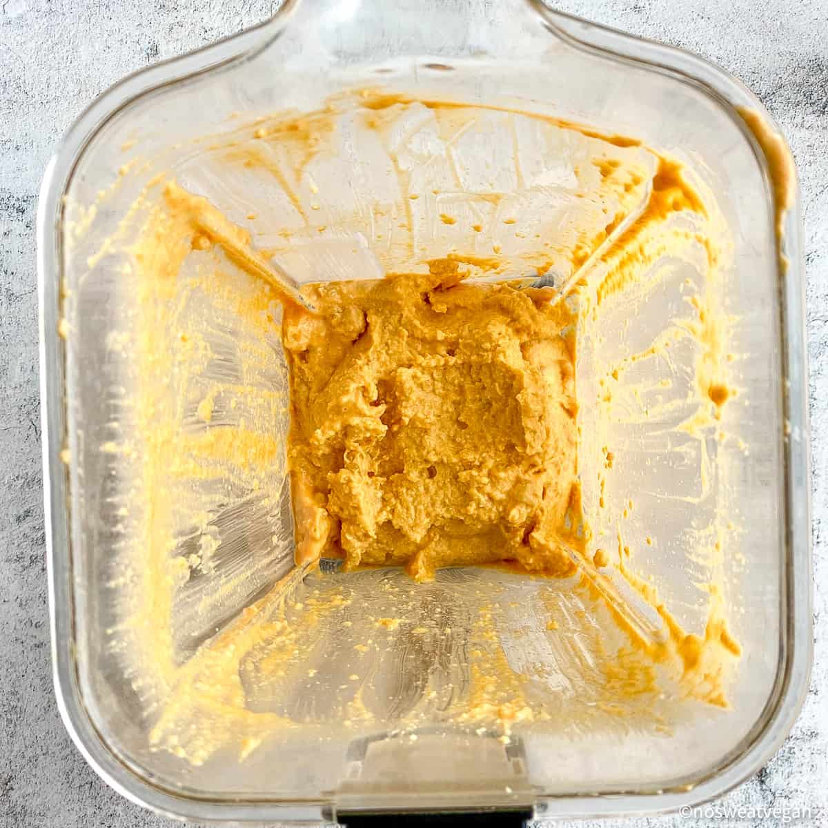 Blended buffalo chickpea dip.