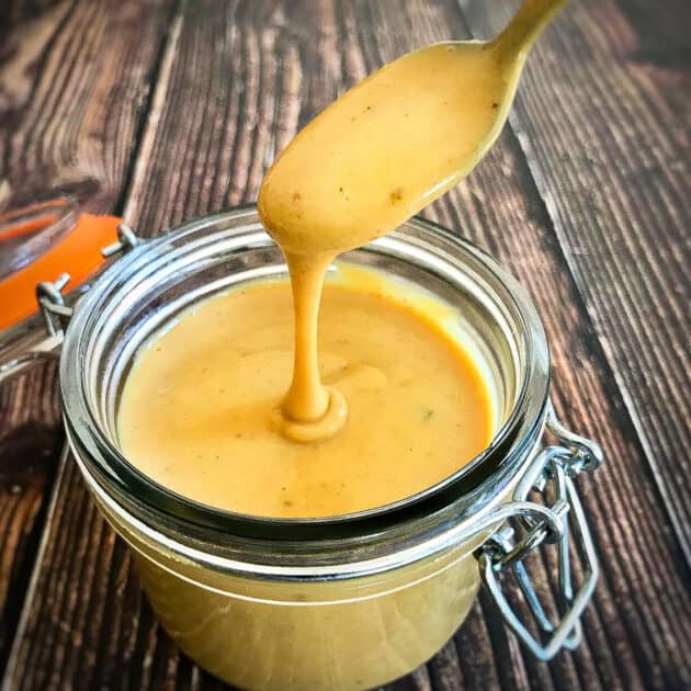 Vegan honey mustard recipe.