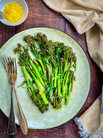 Air fryer broccolini.