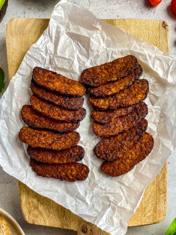 Best air fryer tempeh bacon recipe.