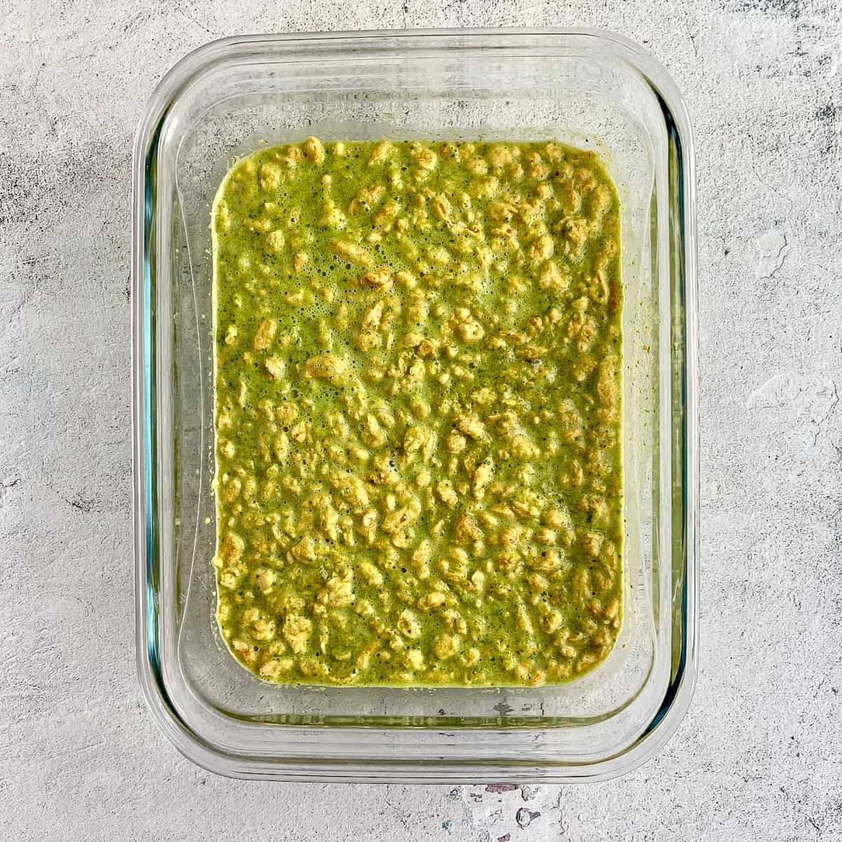 TVP carne asada in marinade.