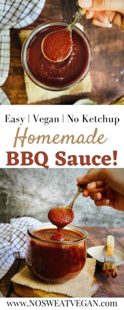 Vegan BBQ Sauce pin.
