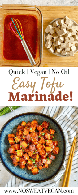 Tofu marinade pin.
