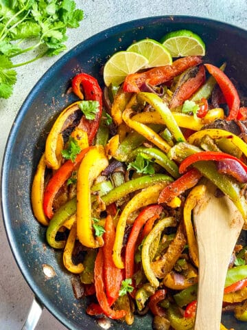 Fajita veggies recipe.