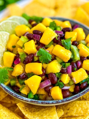 Best mango black bean salsa recipe.