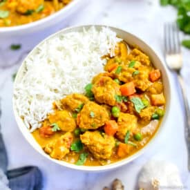 Tofu curry recipe.