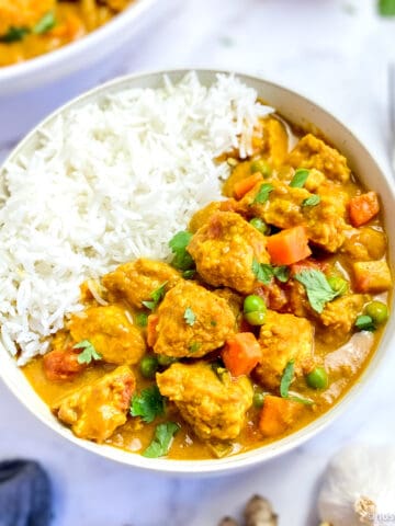 Tofu curry recipe.