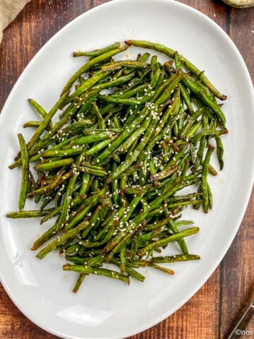 Air fryer frozen green beans recipe.