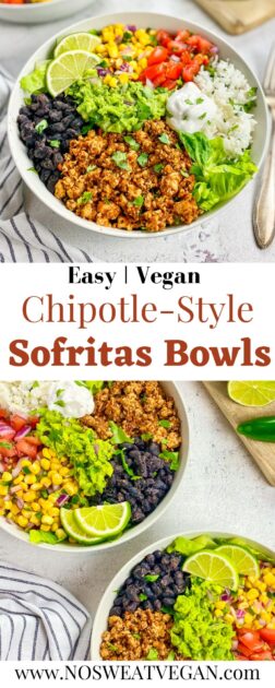 Chipotle Sofritas Bowl pin.