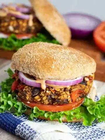Black bean burgers.
