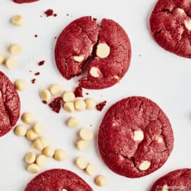 Vegan red velvet cookies.