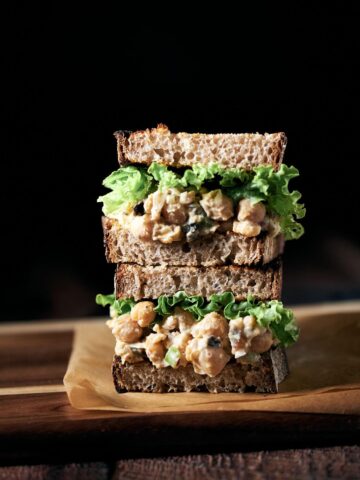 Chickpea tuna salad.