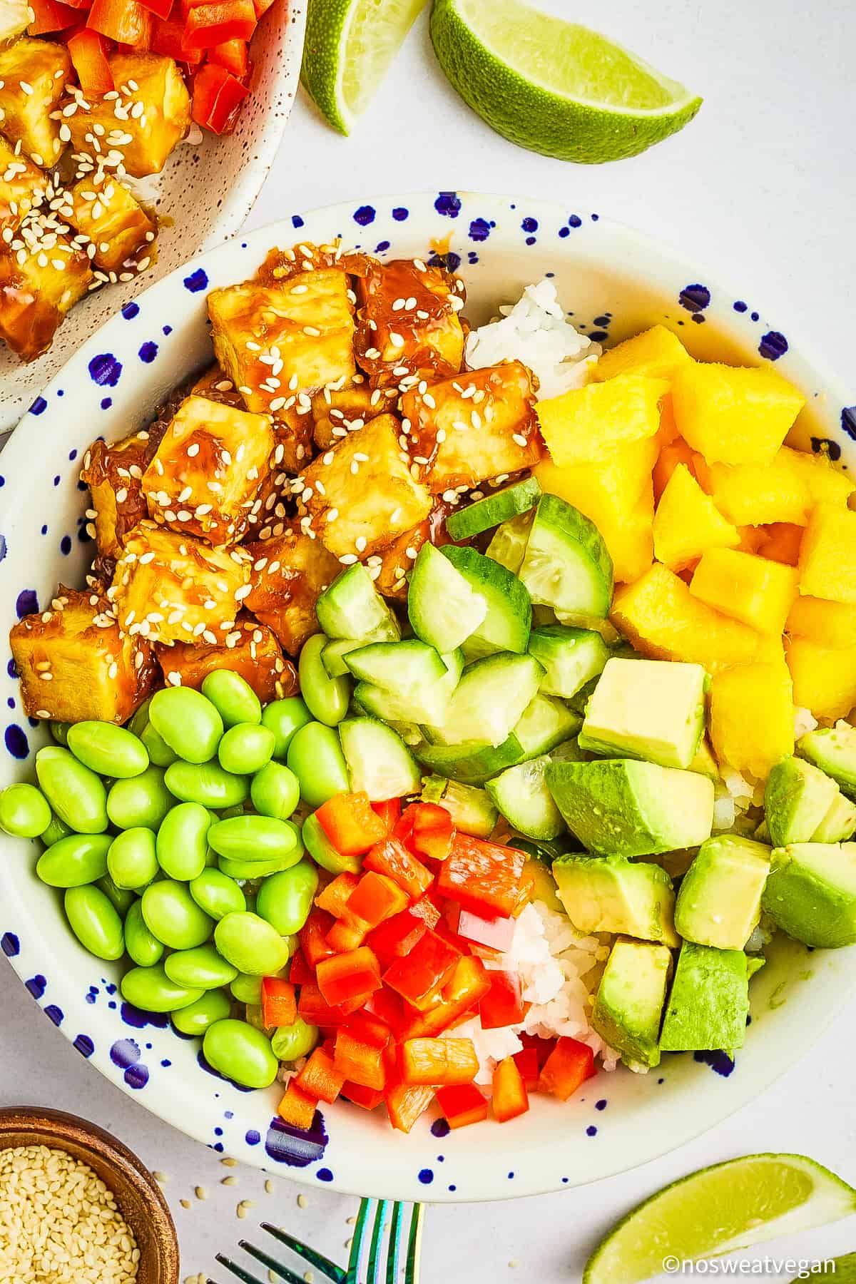 Tofu poke bowl.