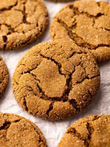 Vegan ginger cookies.